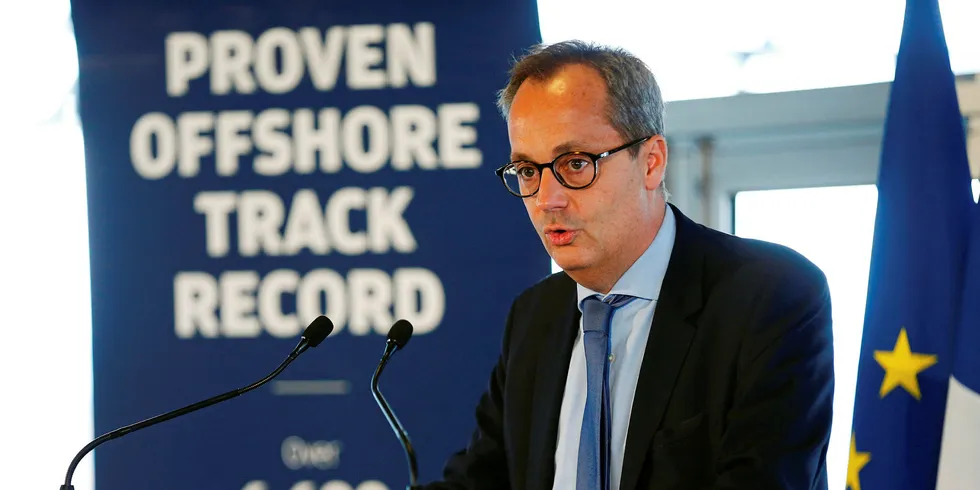 GE Renewable Energy CEO Jérôme Pécresse.