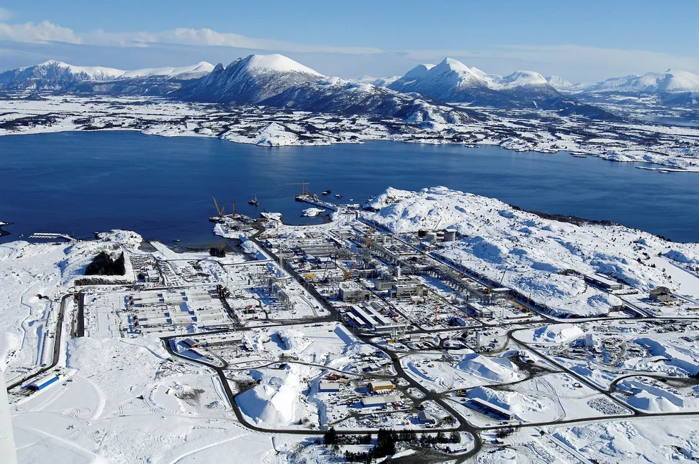 Fears: the Nyhamna landfall terminal for Ormen Lange