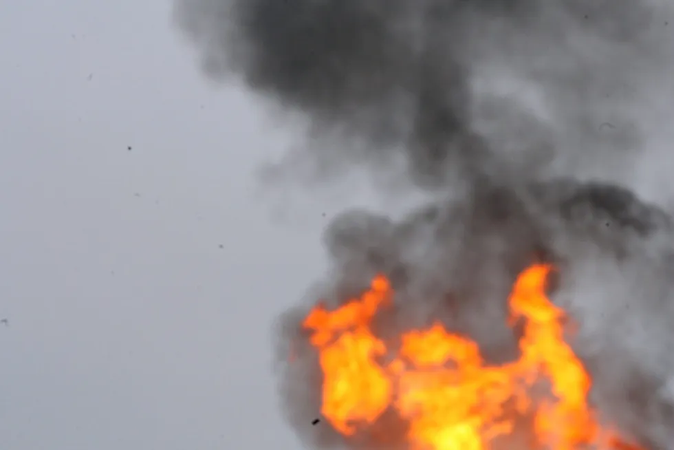 Pipe dream?: huge volumes of gas are flared in Nigeria, a country with abundant natural gas resources which it hopes can be exported to Europe via a pipeline to Morocco