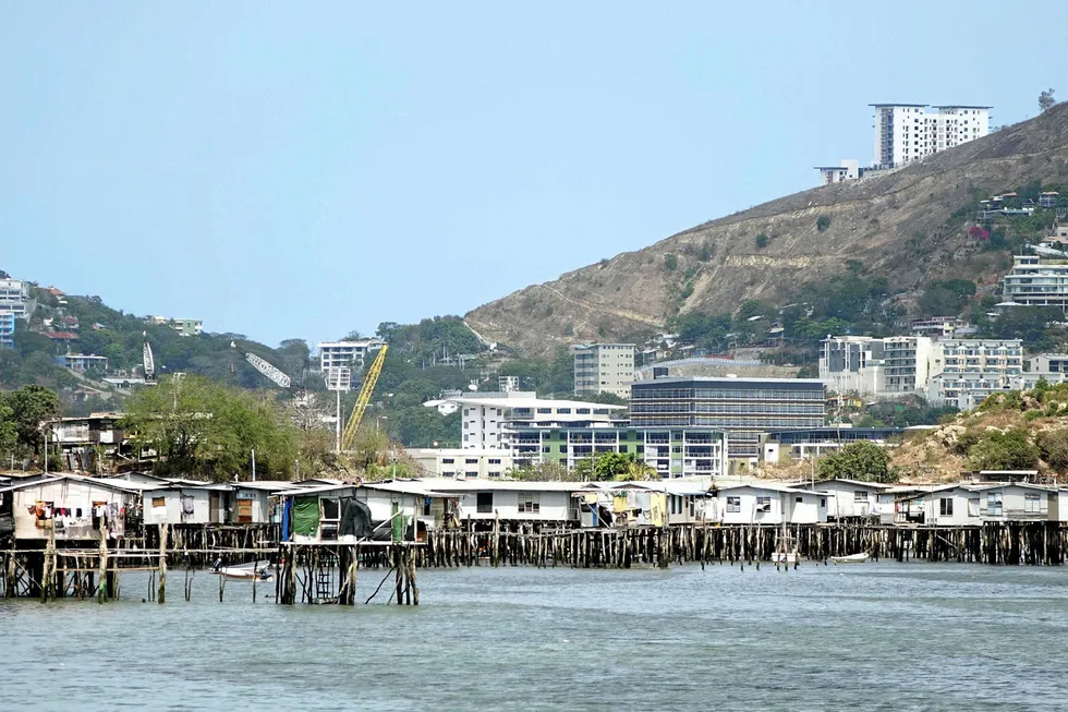 Hanuabada village in Port Moresby, Papua New Guinea