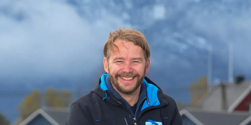 Alf-Goran Knutsen, CEO of Norwegian salmon farming company Kvaroy Arctic.