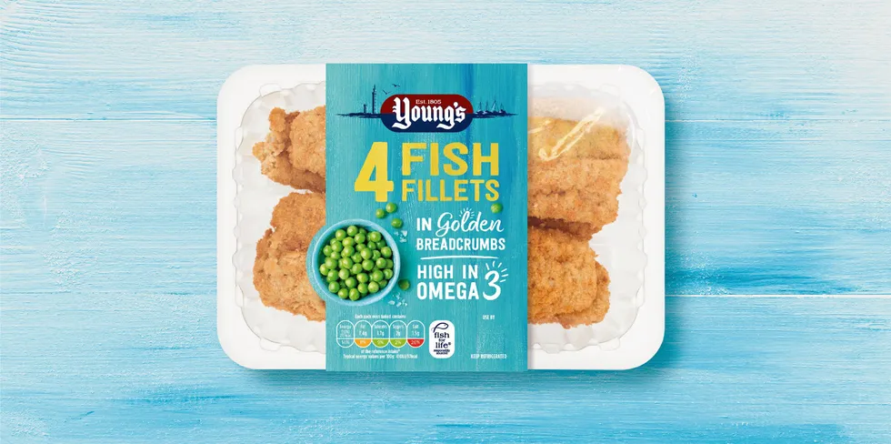 Young's redesigned its chilled range packaging in February.