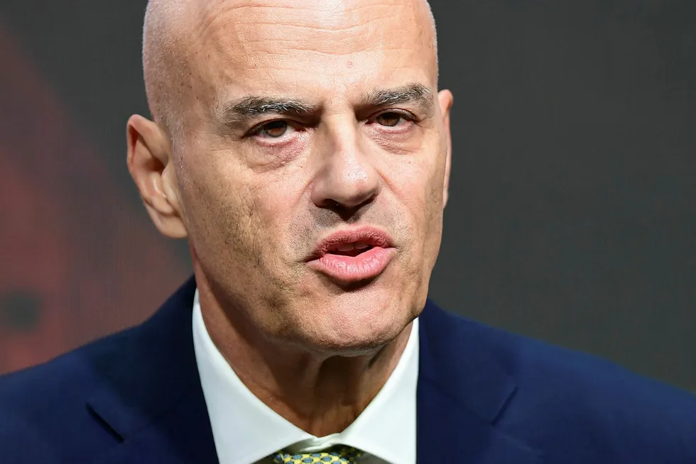 Ambition: Eni chief executive Claudio Descalzi