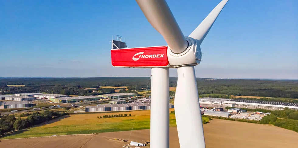 Nordex Delta4000 N149/4.0-4.5MW wind turbine in Germany