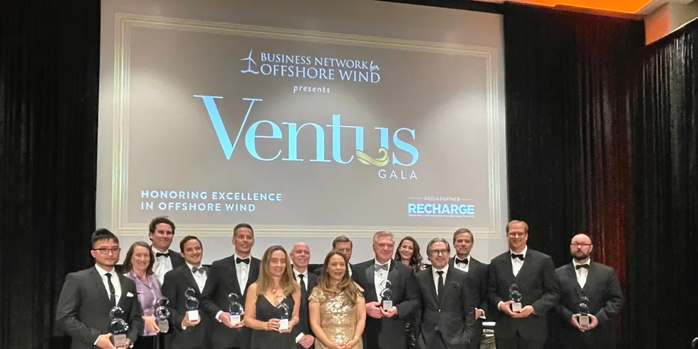 Ventus Gala. Award winners at the Ventus Gala.