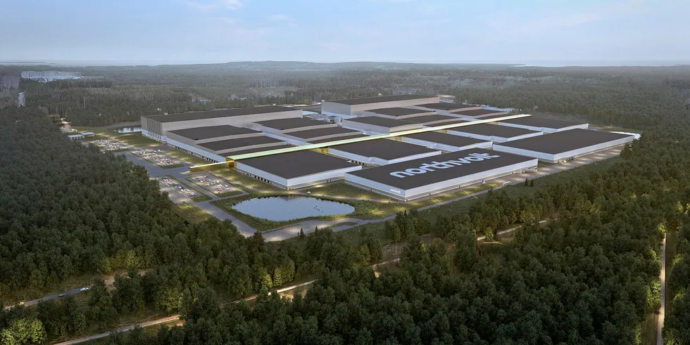 Image of planned Northvolt Ett gigafactory