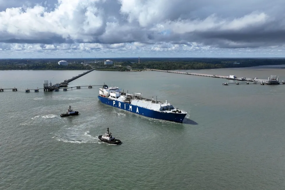 BP's Tangguh liquefied natural gas project in West Papua, Indonesia.