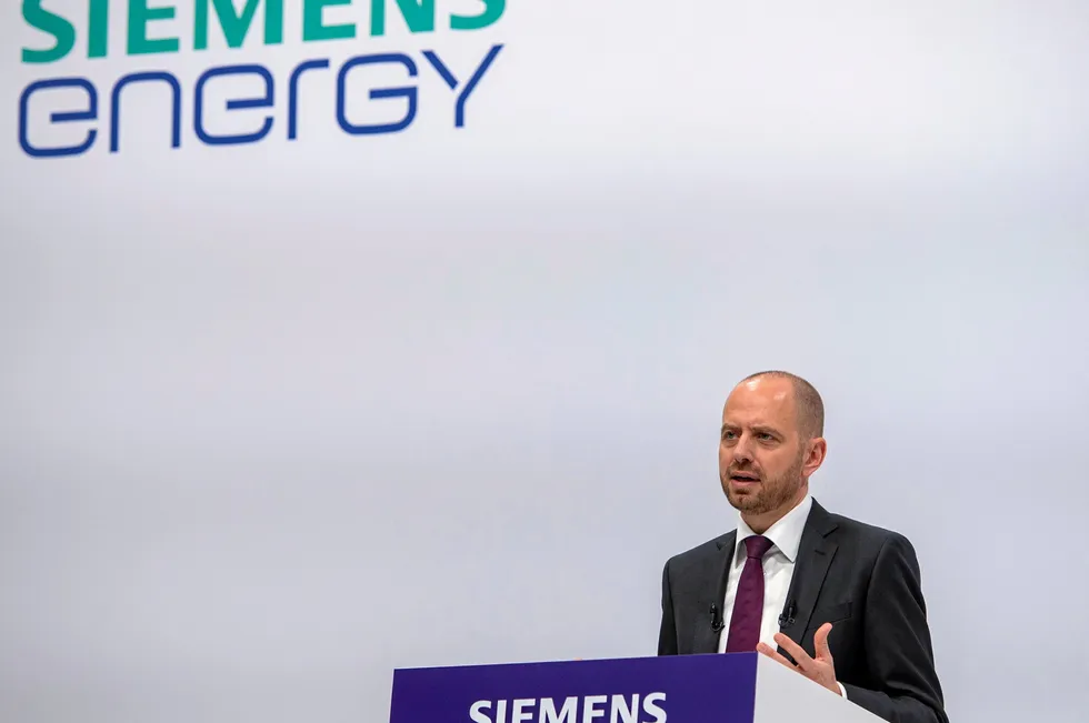 Siemens Energy CEO Christian Bruch.