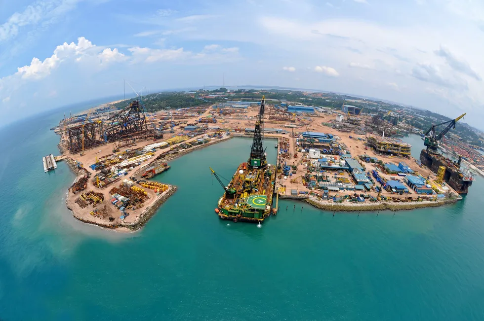 Flagship facility: McDermott's Batam Island yard in Indonesia