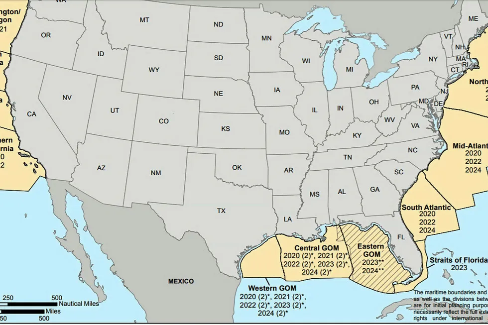 Government shutdown: A public hearing period on an offshore drilling plan has been postponed by US federal regulators