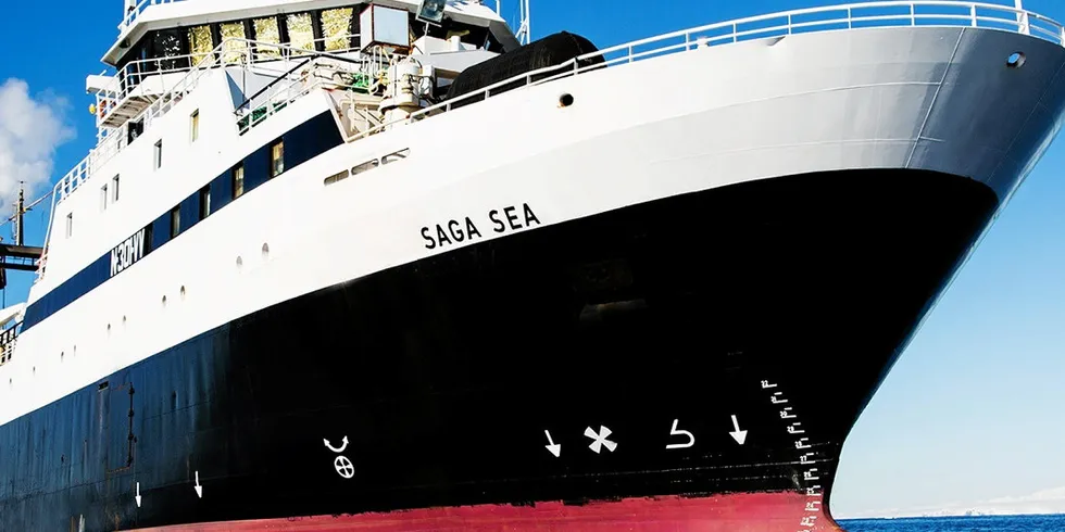 Aker Biomarines krill ship "Saga Sea". The company announces a new appointment with Carl Christian Bachke from Crux Advisers taking on IR duties for the company.
