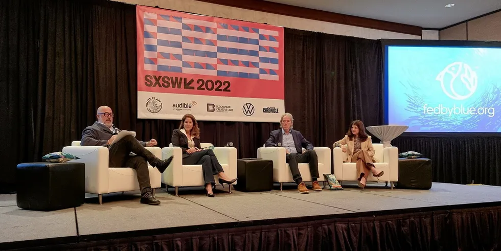 Fed by Blue, an new international campaign spearheaded by seafood veterans Jennifer Bushman, Jill Kauffman Johnson, and Katherine Bryar to promote responsibly produced "blue foods" was launched at SXSW.