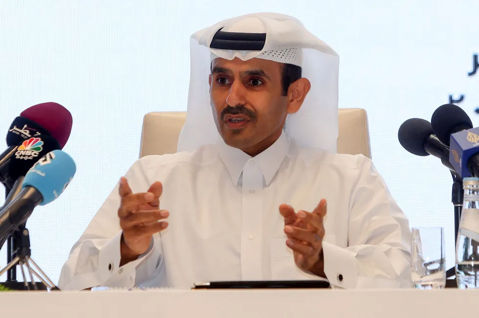 QatarEnergy chief executive Saad Sherida Al Kaabi.