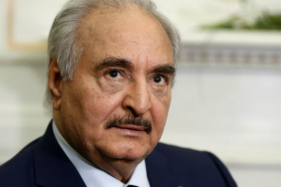 Quashing output: Libyan commander Khalifa Haftar