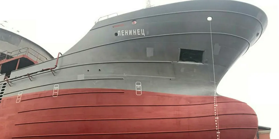 Russia's shipbuilding boom is underway.