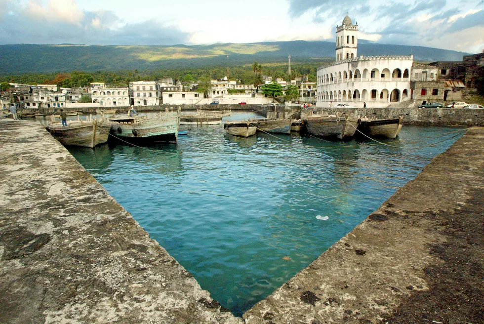 On site: the harbour in the Comoran capital Moroni