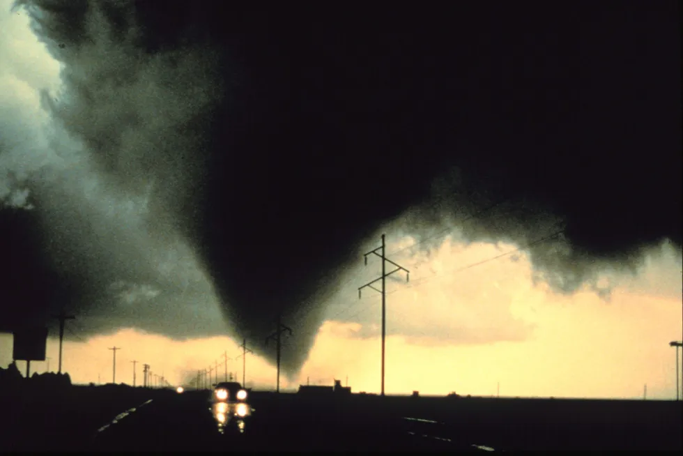 Tornado in Dimmit County, Texas