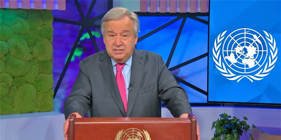 Antonio Guterres, United Nations secretary general.