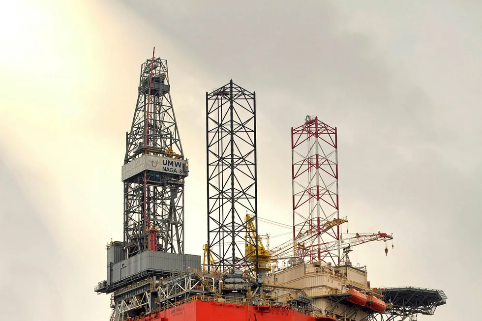 Fresh terms: Hess will take the jack-up Naga-8 for at least another three years after agreeing an 18-month charter earlier this year
