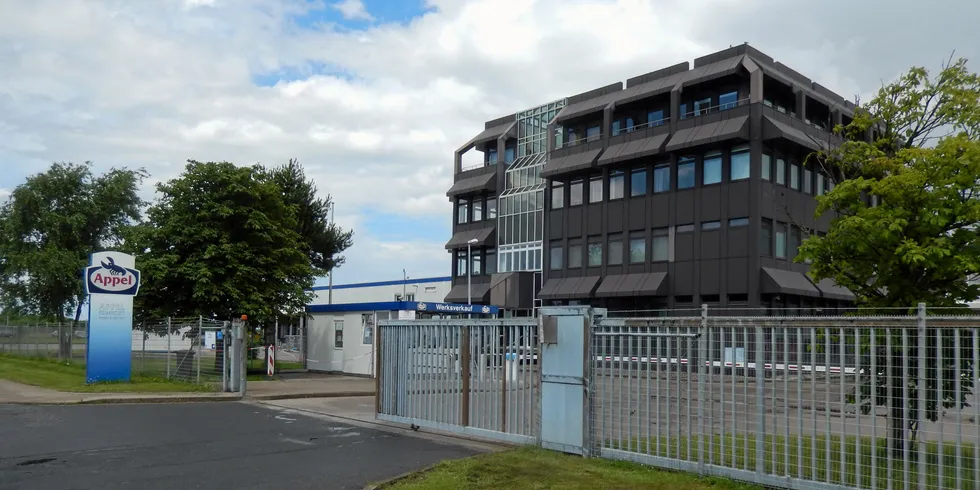 . Headquarters of German firm Appel Feinkost.