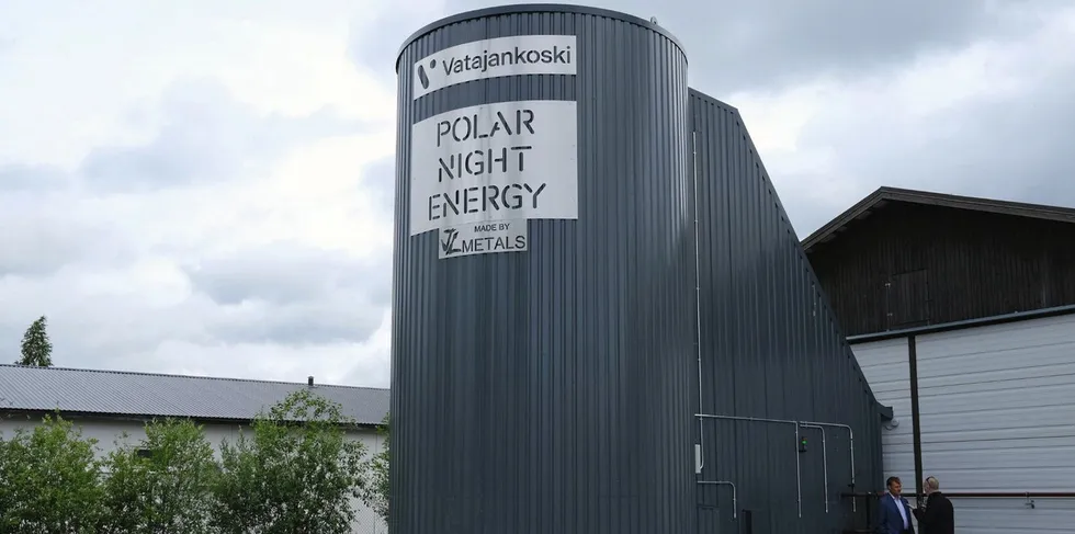 Polar Night Energy sand-based energy storage system in Finland