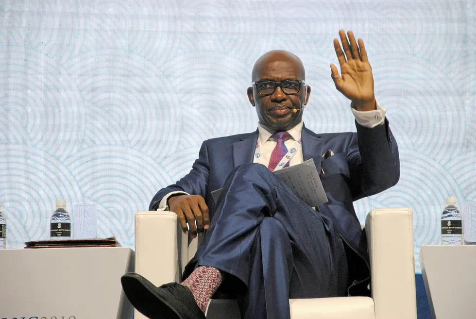 Pushing forward: Nigeria LNG chief executive Tony Attah
