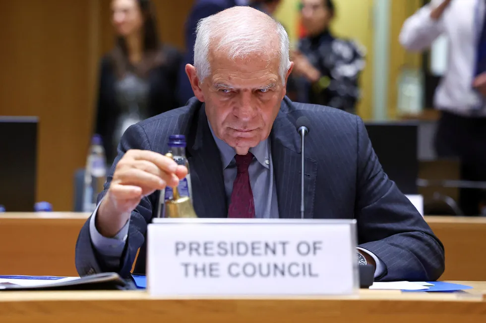 Compliance: European Union’s High Representative for Foreign Affairs & Security Policy Josep Borrell.