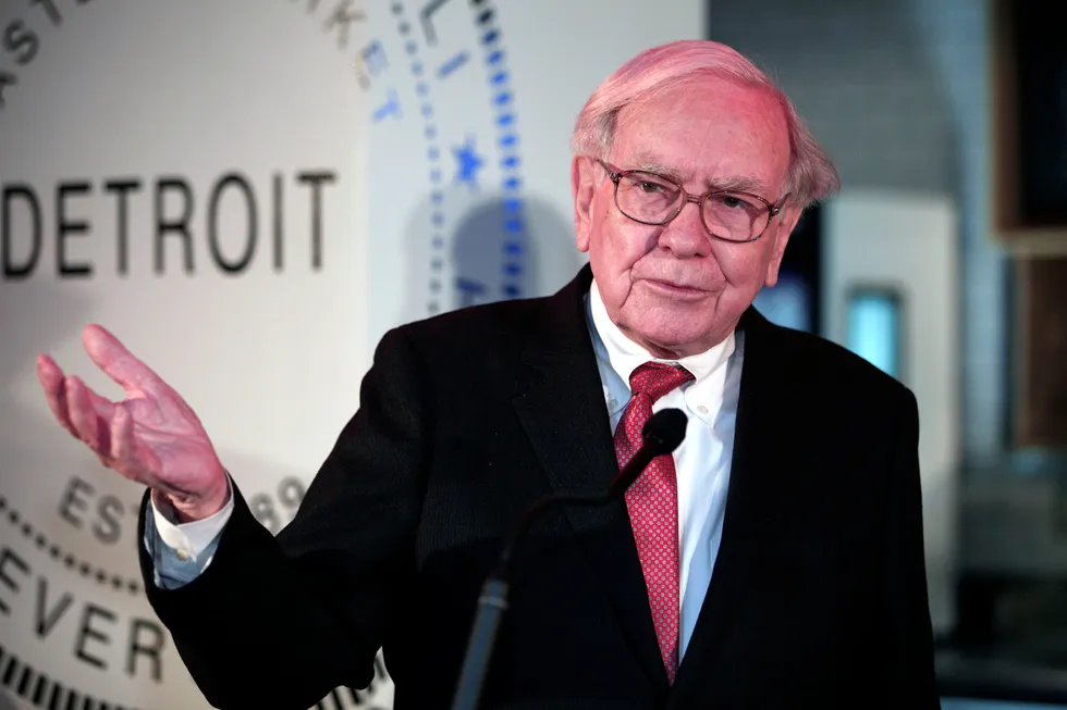 Warren Buffett, the chief executive of Berkshire Hathaway.