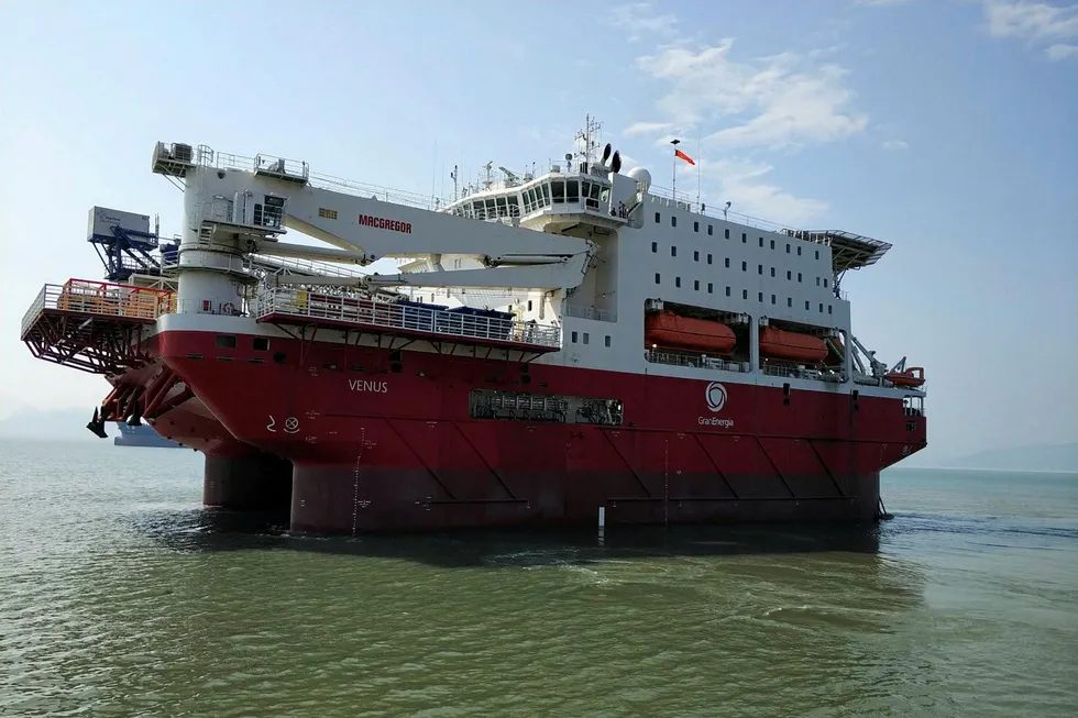 Bids out: the GranEnergia compact semi-submersible unit CSS Venus is one of the front-runners in a Modec tender for the charter of a flotel to work in Brazil