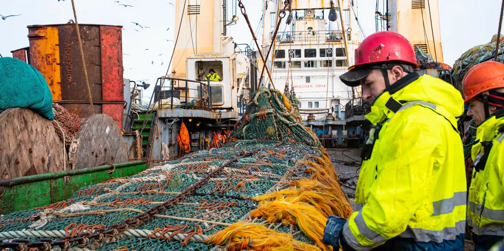Russian pollock producers have shifted their value-added output toward surimi in the first season the year.