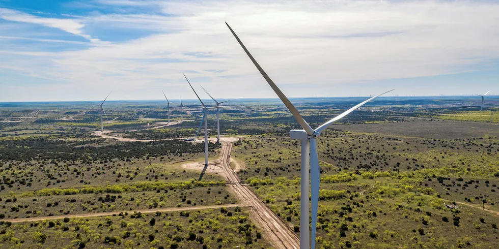 A Lincoln Clean Energy' wind farm