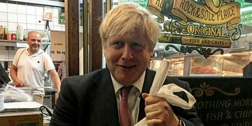 Boris Johnson Fish and Chips.