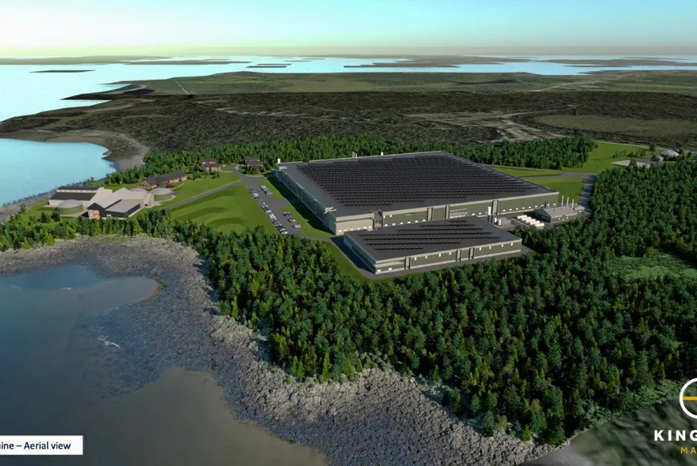Once the facility, based in Jonesport, is fully operational, the company expects to produce 8,500 metric tons of yellowtail at the site.