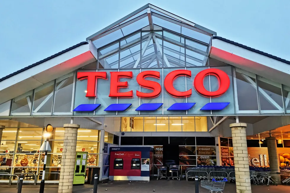 Tesco supermarket is the largest retailer in the UK.