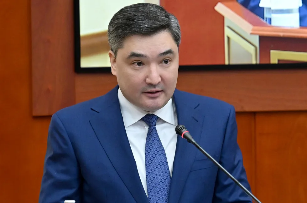 Kazakhstan Prime Minister Olzhas Bektenov.