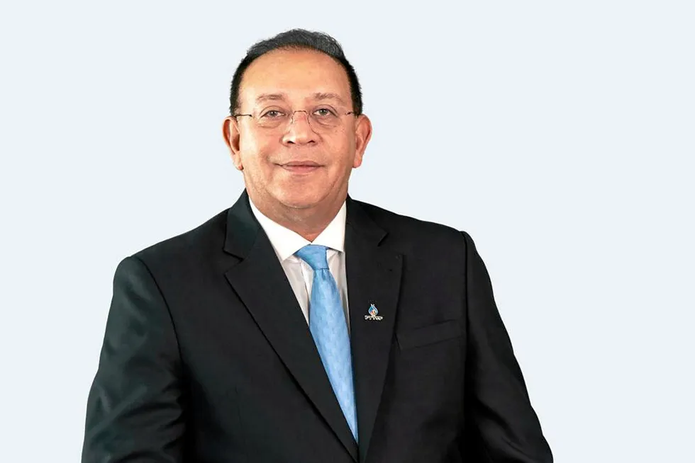 Steering the ship: PTTEP chief executive Montri Rawanchaikul.