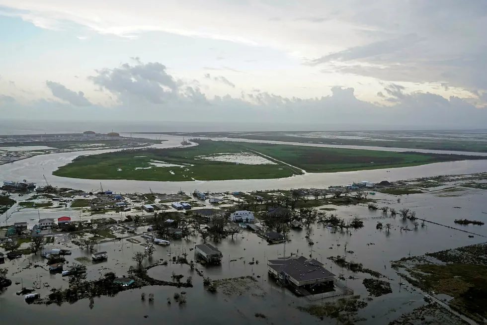 Aftermath: Cameron, Louisiana, after Hurricane Laura
