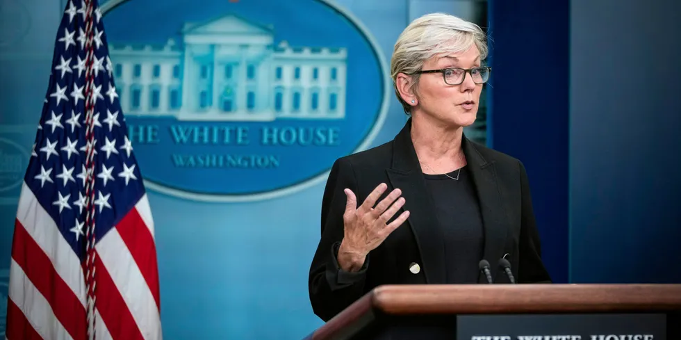 US Secretary of Energy Jennifer Granholm