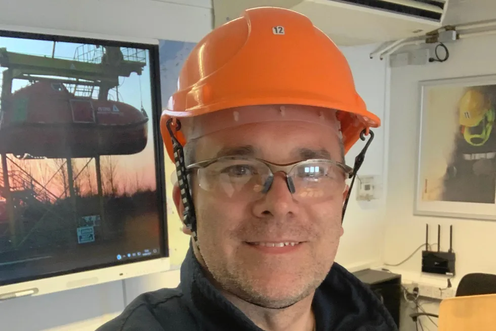 Reason to smile: Perenco UK general manager Jonathan White.
