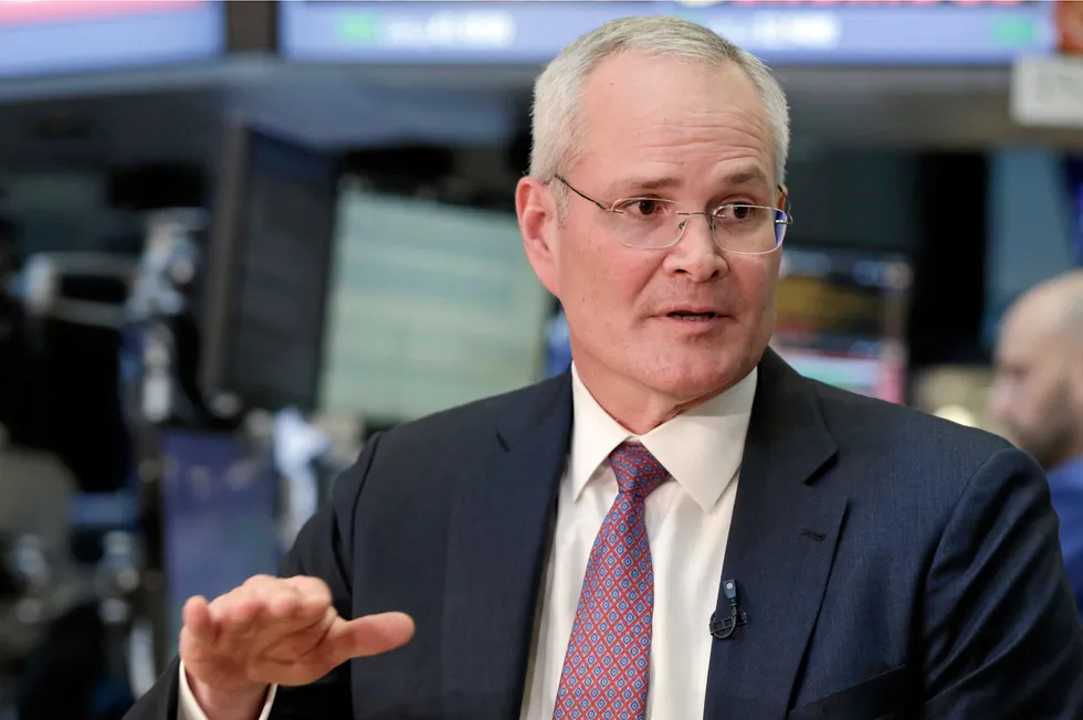 ExxonMobil chief executive Darren Woods.