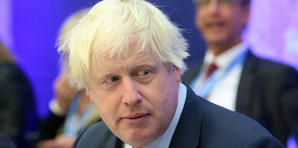 Boris Johnson, United Kingdom's Prime Minister.