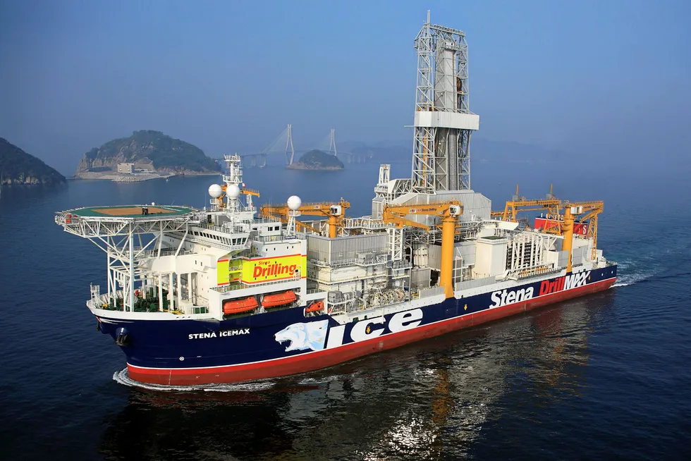 Drilling ahead: the drillship Stena IceMax has spud the Iolar well off Ireland