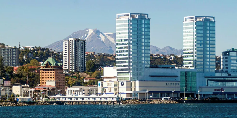 Chile's salmon processing hub, Puerto Montt, will go into lockdown on Wednesday.