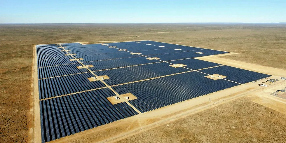The Mulilo Sonnedix Prieska plant in South Africa