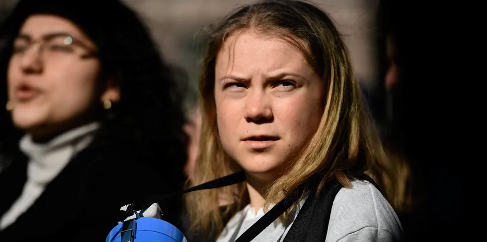 Swedish climate activist Greta Thunberg.