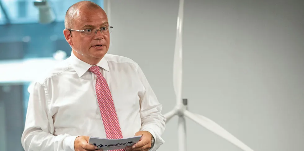 Vestas CEO Henrik Andersen.
