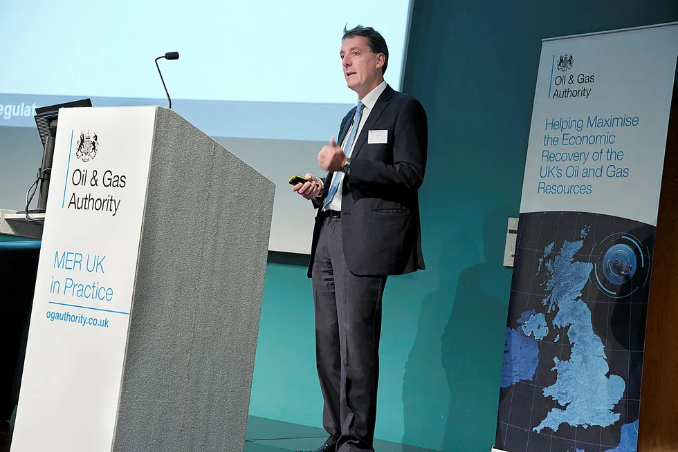 UK Oil & Gas Authority (OGA) chief executive Andy Samuel