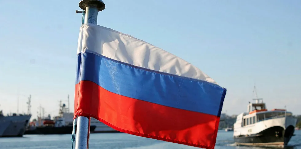 Russian flag.