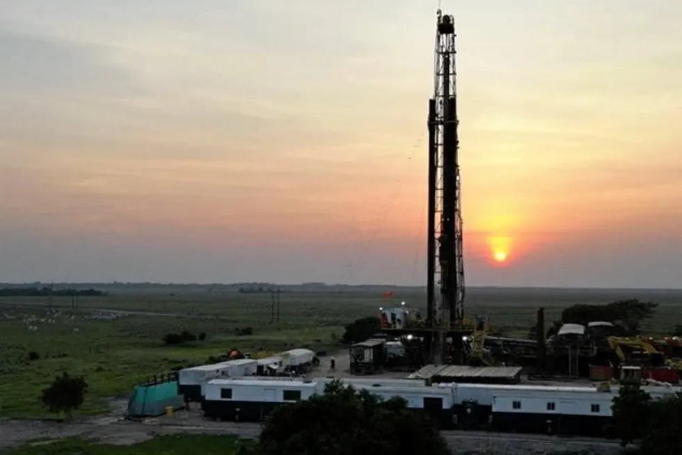 An onshore facility operated by Perenco.