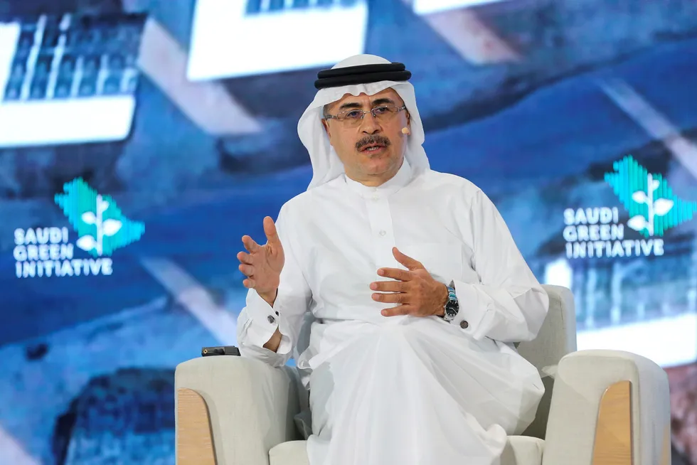 Weighing options: Saudi Aramco chief executive Amin Nasser.